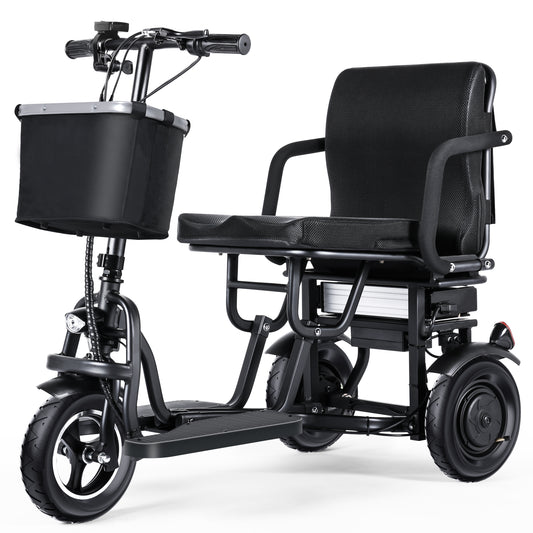 TopMate ES10 Electric Scooter 3 Wheel 350W Power Mobility Scooter for Adult Senior