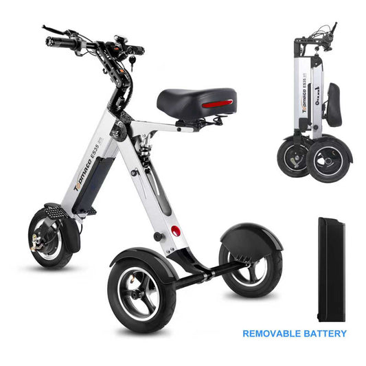 TpMate ES35 Powered Mobility Scooter 3 Wheels Foldable Trike for Adult Seniors